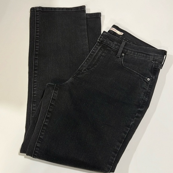 Levi's Denim - Levi - black, 10, 505 straight leg denim jeans‎